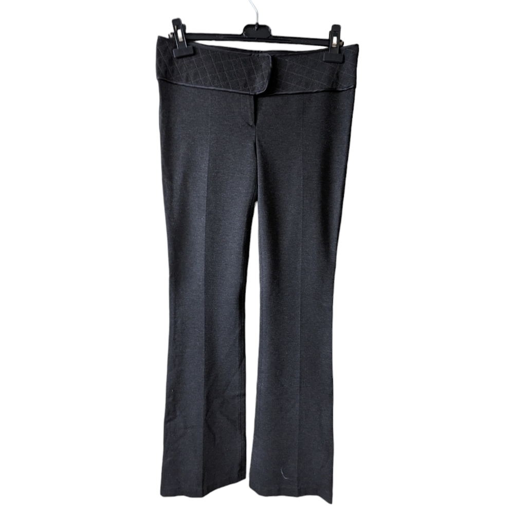 Paola Frani NEW grey pants low rise made in Italy EU 40 US 4